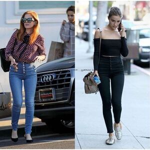 J BRAND NATASHA HIGH-RISE SKINNY, BLUEBIRD Size 24